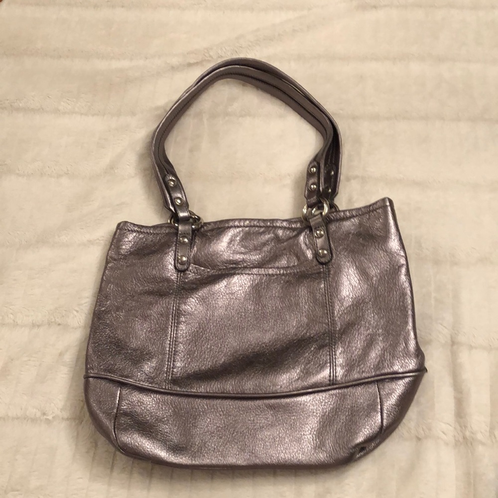 B. Makowsky metallic shoulder bag